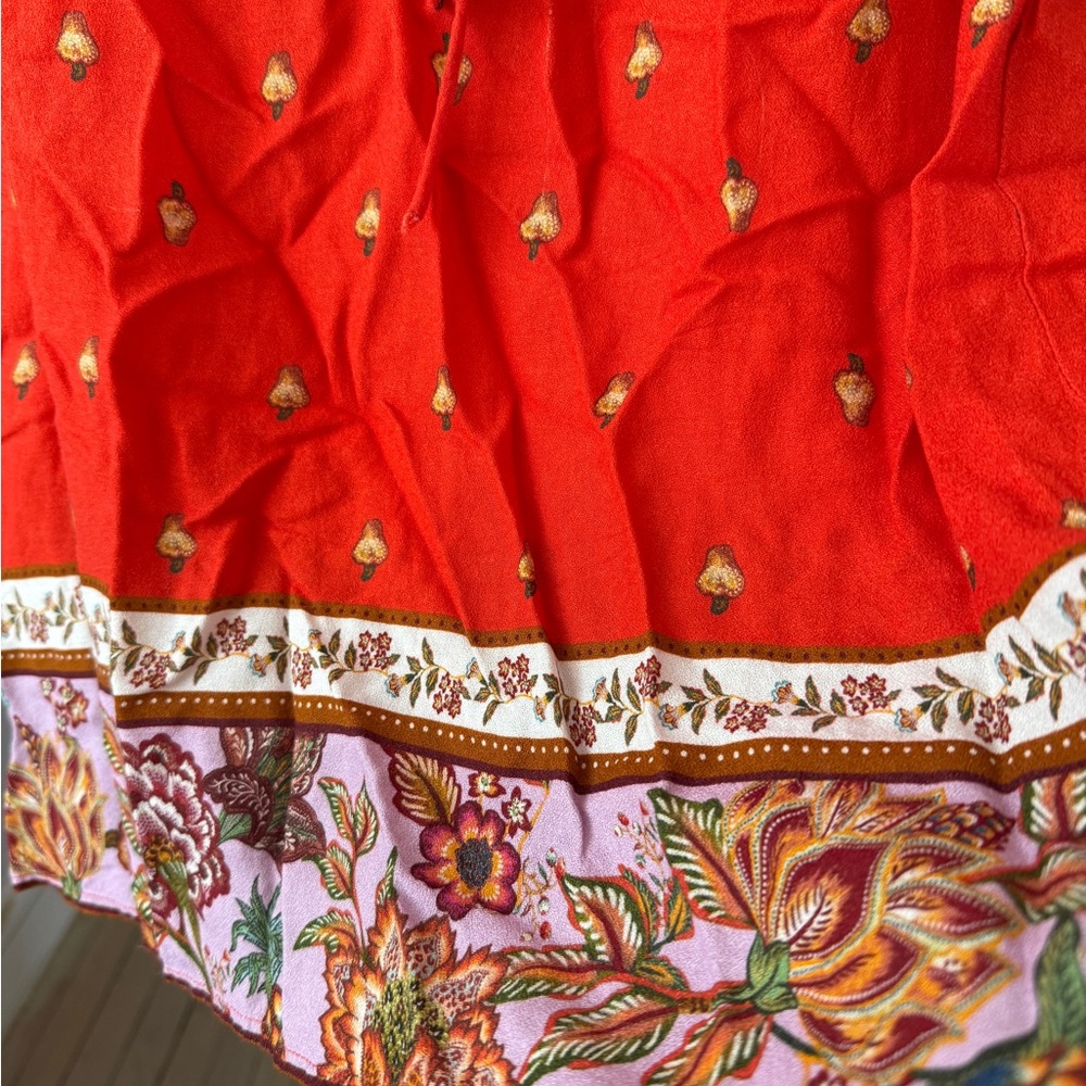 Farm Rio Red Printed Dress - Picture 3 of 7